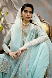 Green Luxury Organza Ensemble Pakistani Party Dress