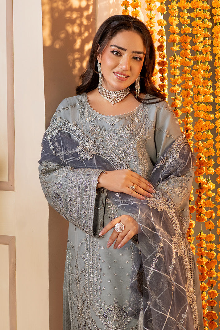 Embroidered Embroidered Raw Silk Ensemble