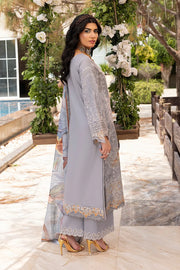 Embroidered Viscose Silk Gown