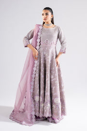 Lavender Luxury Organza Ensemble Pakistani Party Dress