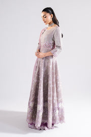 Lavender Luxury Organza Ensemble Pakistani Party Dress