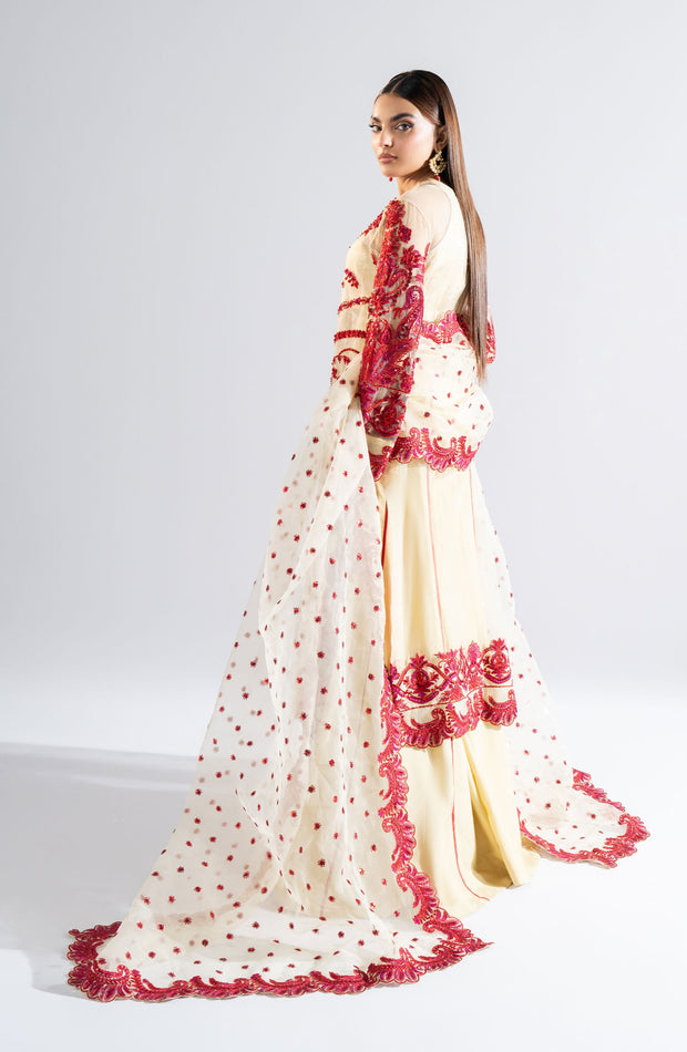 Dusty Pink Luxury Ensemble Pakistani Party Dress