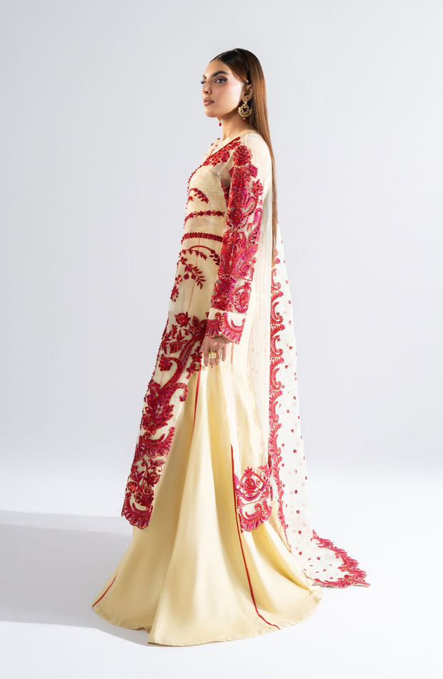 Dusty Pink Luxury Ensemble Pakistani Party Dress