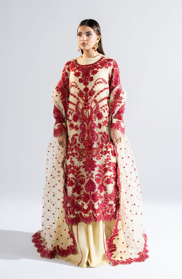 Dusty Pink Luxury Ensemble Pakistani Party Dress