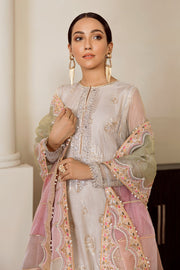 Embroidered Masoori Pastel Party Outfit