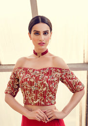 Pakistani Wedding Dress in Elegant Ivory Silk