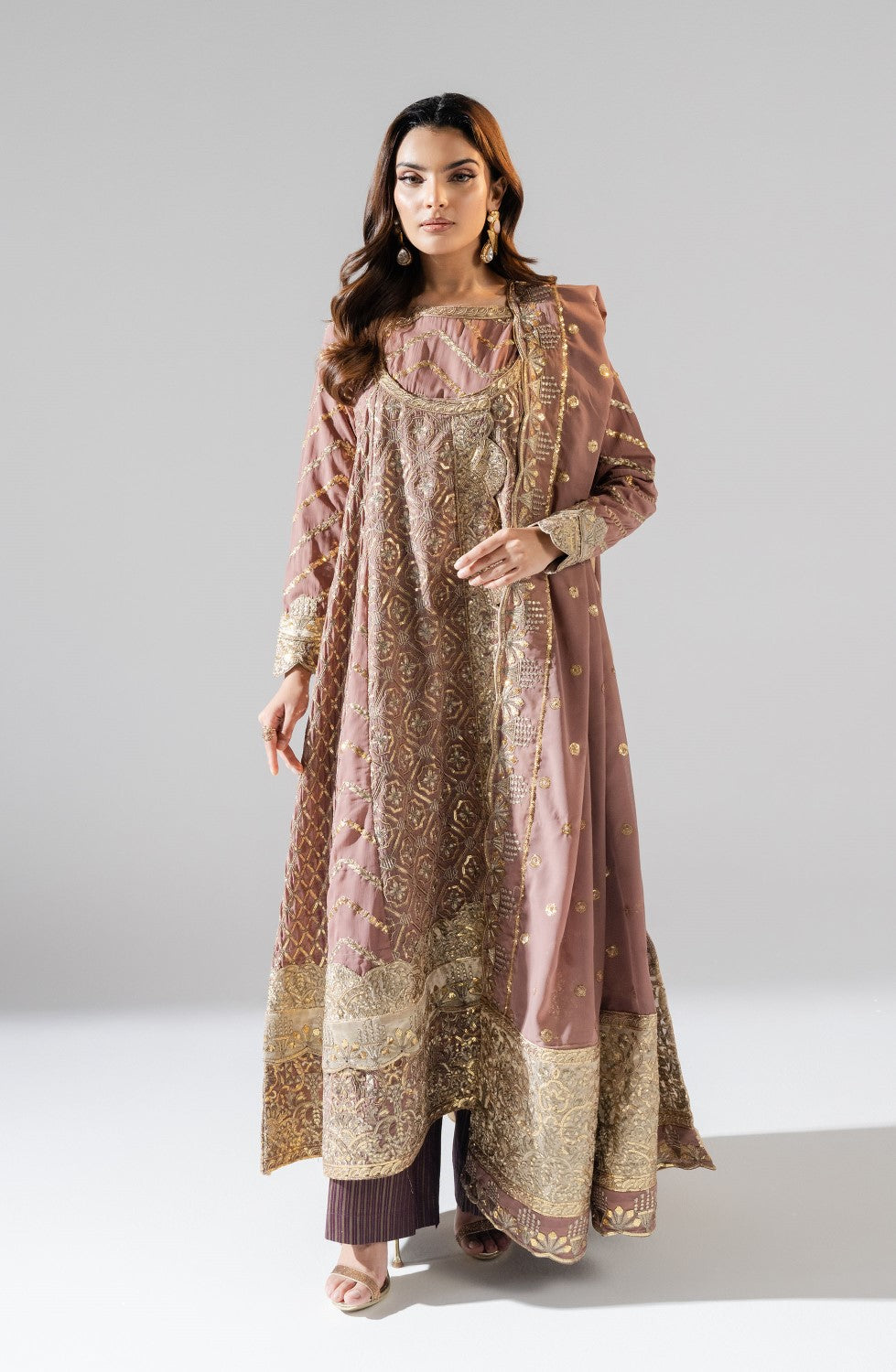 Elegant Embroidered Formal Wear Pakistani Party Dress