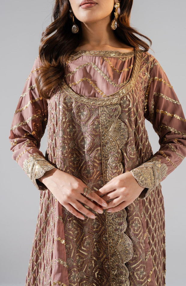 Elegant Embroidered Formal Wear Pakistani Party Dress