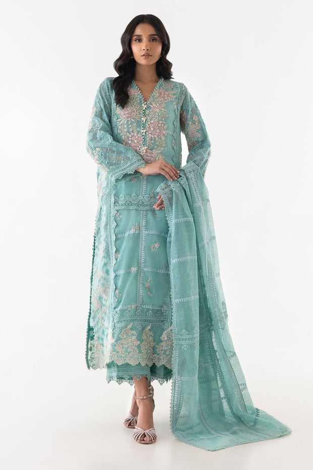 Sana Safinaz Elegant Sea Green Pakistani Dresses
