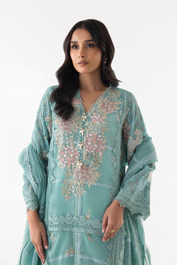 Sana Safinaz Elegant Sea Green Pakistani Dresses