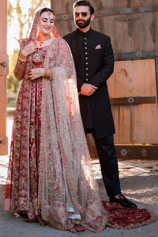 groom sherwani dress NABEEL Ivory Pastel Wedding Sherwani | Indian Groom Sherwani