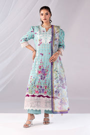 Embroidered Viscose Silk Ensemble