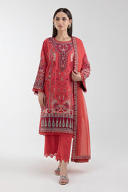 Sana Safinaz Pakistani Party Dress - Coral Allure