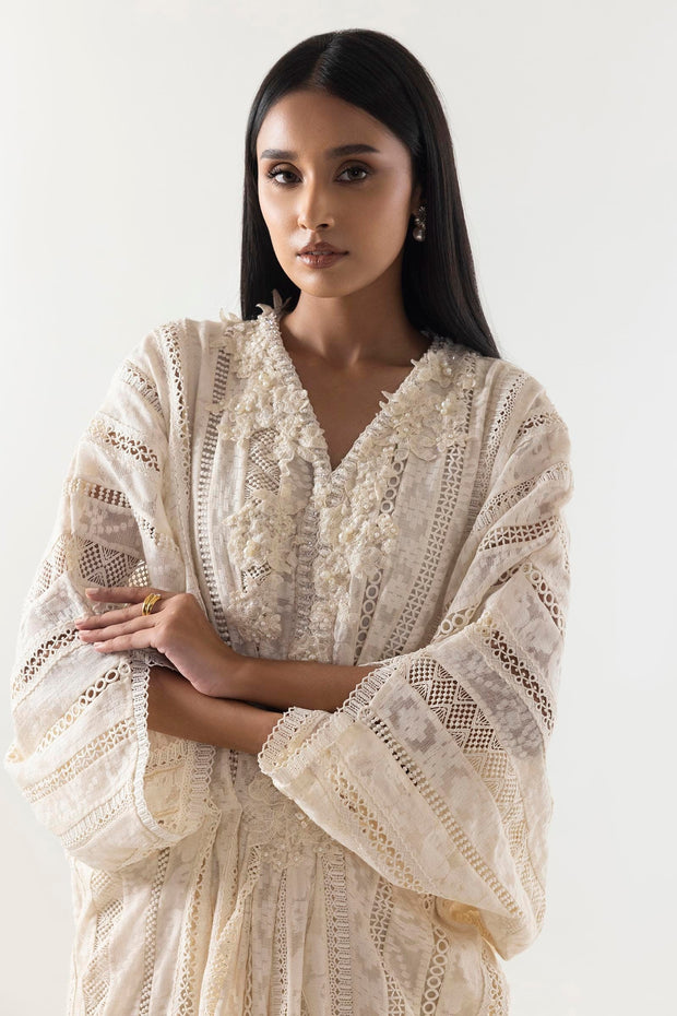 Sana Safinaz Elegant Beige Pakistani Dresses