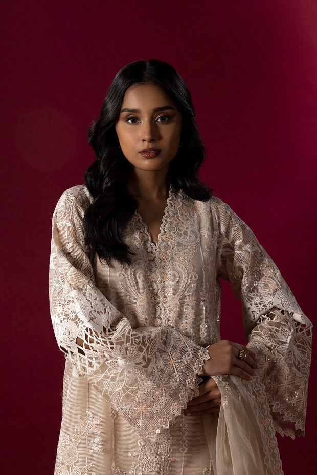 Sana Safinaz Stitched Embroidered Cotton Shirt + Bottom Sana