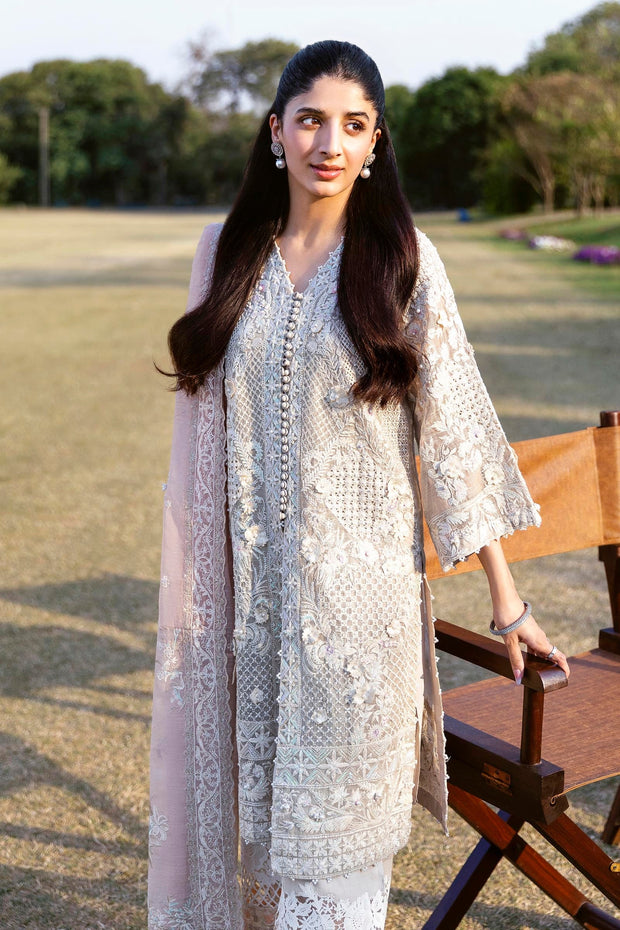 Sana Safinaz Stitched Embroidered Cotton Shirt + Culotte +