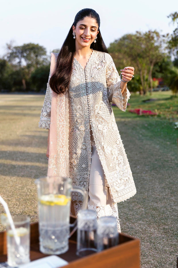 Sana Safinaz Stitched Embroidered Cotton Shirt + Culotte +