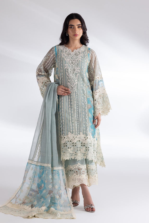 Sana Safinaz Elegant Khaddi Net Pakistani Dresses