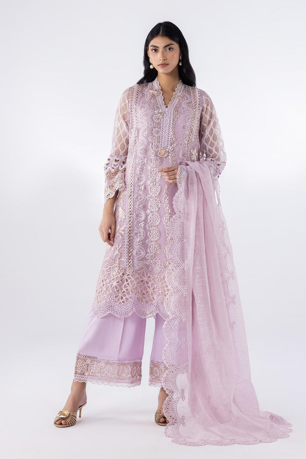 Sana Safinaz Elegant Lilac Organza Pakistani Dresses