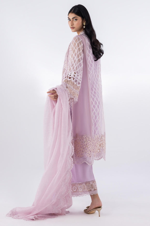 Sana Safinaz Elegant Lilac Organza Pakistani Dresses