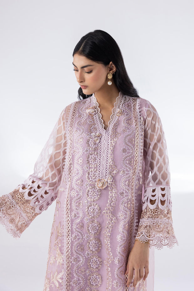 Sana Safinaz Elegant Lilac Organza Pakistani Dresses