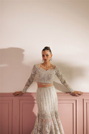 Celestial White Pakistani Bridal Dress for Modern Brides