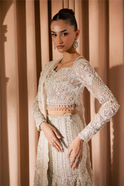 Celestial White Pakistani Bridal Dress for Modern Brides