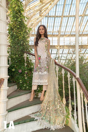Mint Green Lawn Dress By Sobia Nazir.Work Embellished With Dhaga Embroidery Sequance & Patches Work.