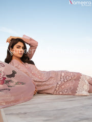Tea pink Dress for festive