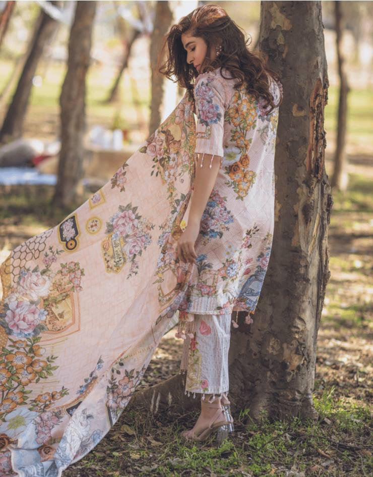 Lawn dress by rang rasiya Model # L 1171