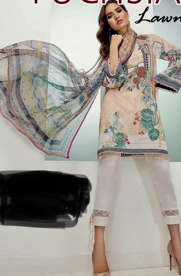 Lawn dress by fuchia