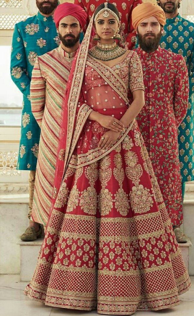 Sabyasachi Red” makes a case for the traditional alta in the brand's latest  campaign | Vogue India