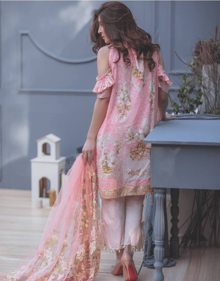 Lawn dress by rang rasiya Model # L 1174