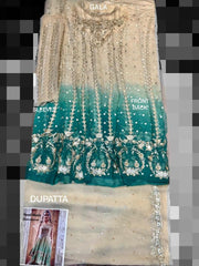 Pakistani Mehndi Dress by Zainab Chotani Model# M 1657