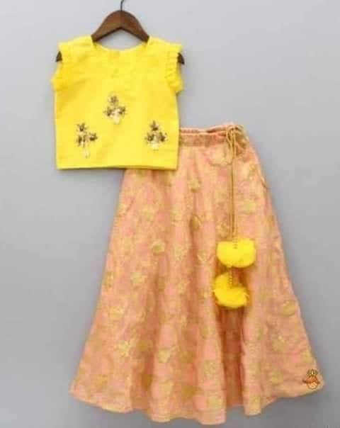 Beutifull kids ghara with frill and tassels Model#Kids 3