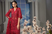 Fancy Designer Dress In Beautifull Red Color.Work Embellished With Sequance Threads And Threads Embroidery.