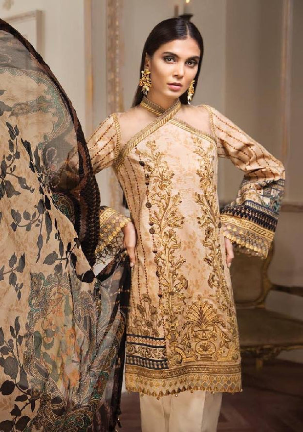 Stylish Summer Dress by Anaya.Work Embellished With Pure Threads Embroidery.