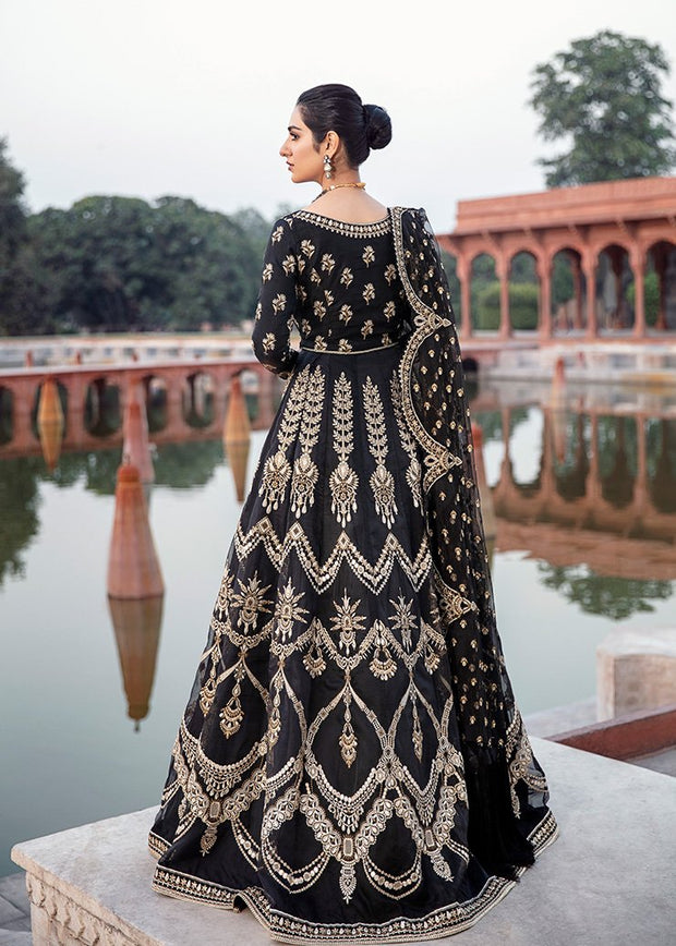 Buy Afrozeh Maxi Frock in Black Color Online Custom Buy Afrozeh Maxi Frock in Black Color Online Custom