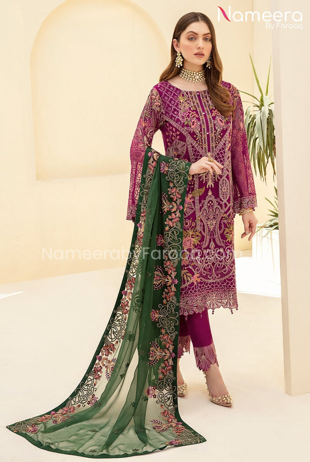 Agha Noor Pakistani Party Dress