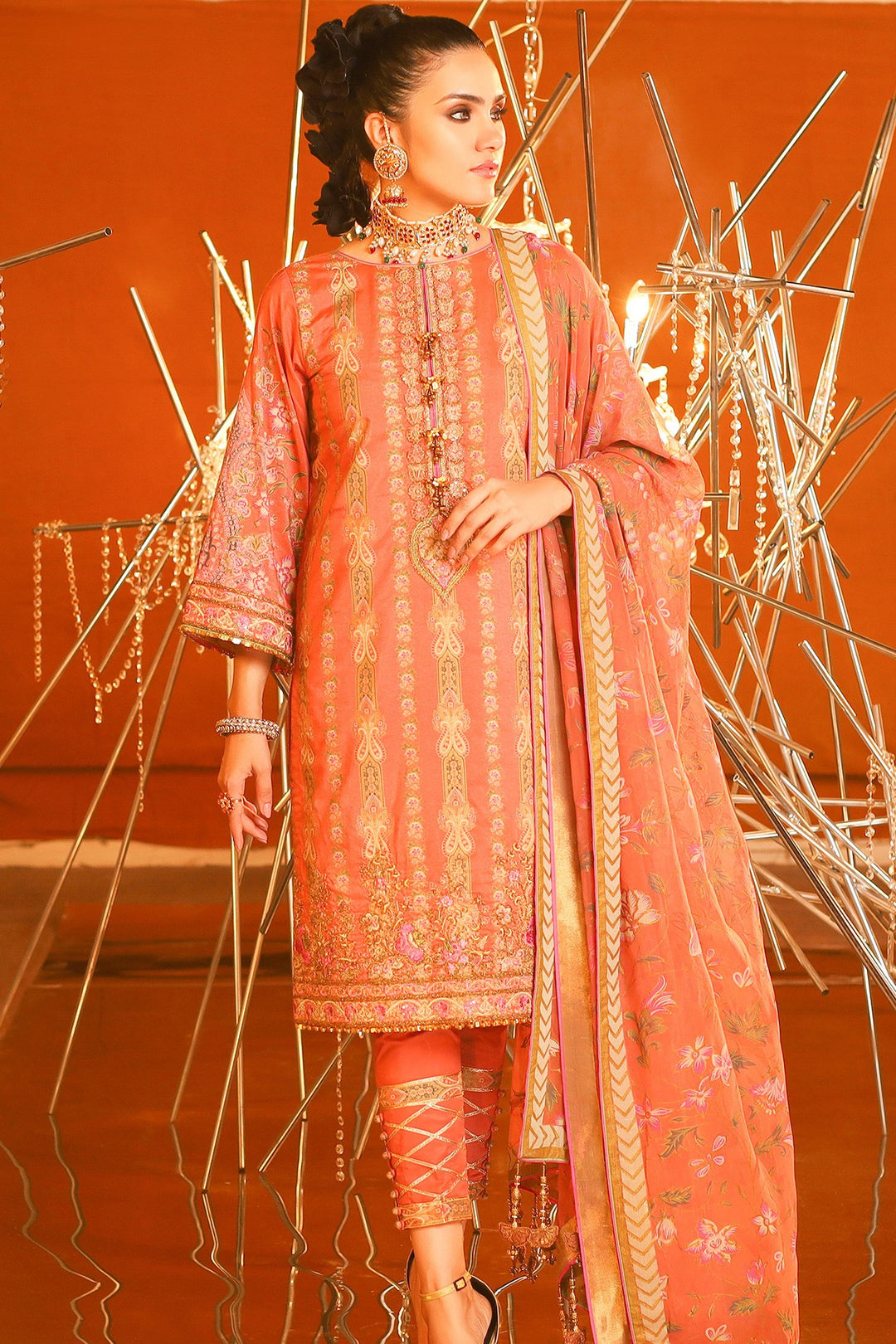 Alkaram Eid Lawn Dress 