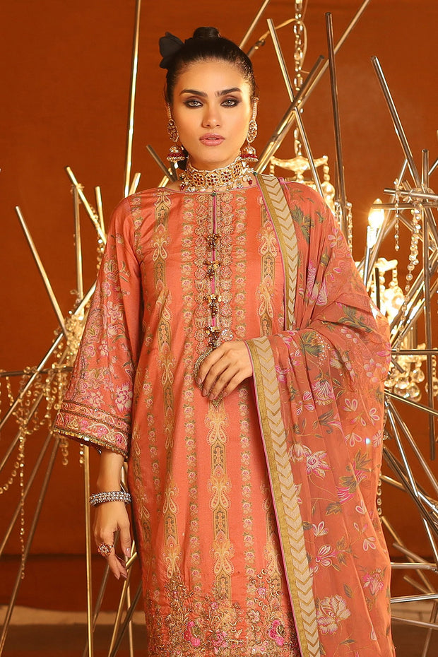 Alkaram Eid Lawn Dress  Close Up