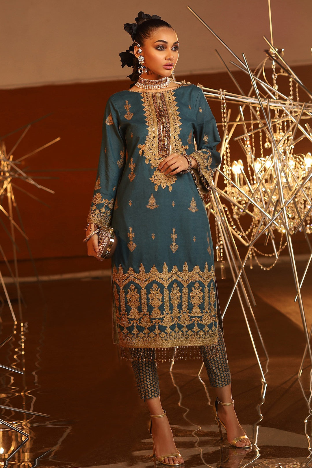 Alkaram Fancy Lawn Dress for Eid