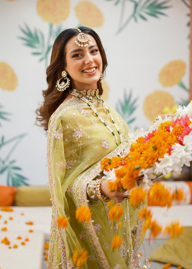 Angrakha Kameez Trouser Pakistani Wedding Dress