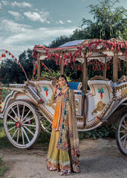 Angrakha Lehenga Bridal Mehndi Dress Pakistani