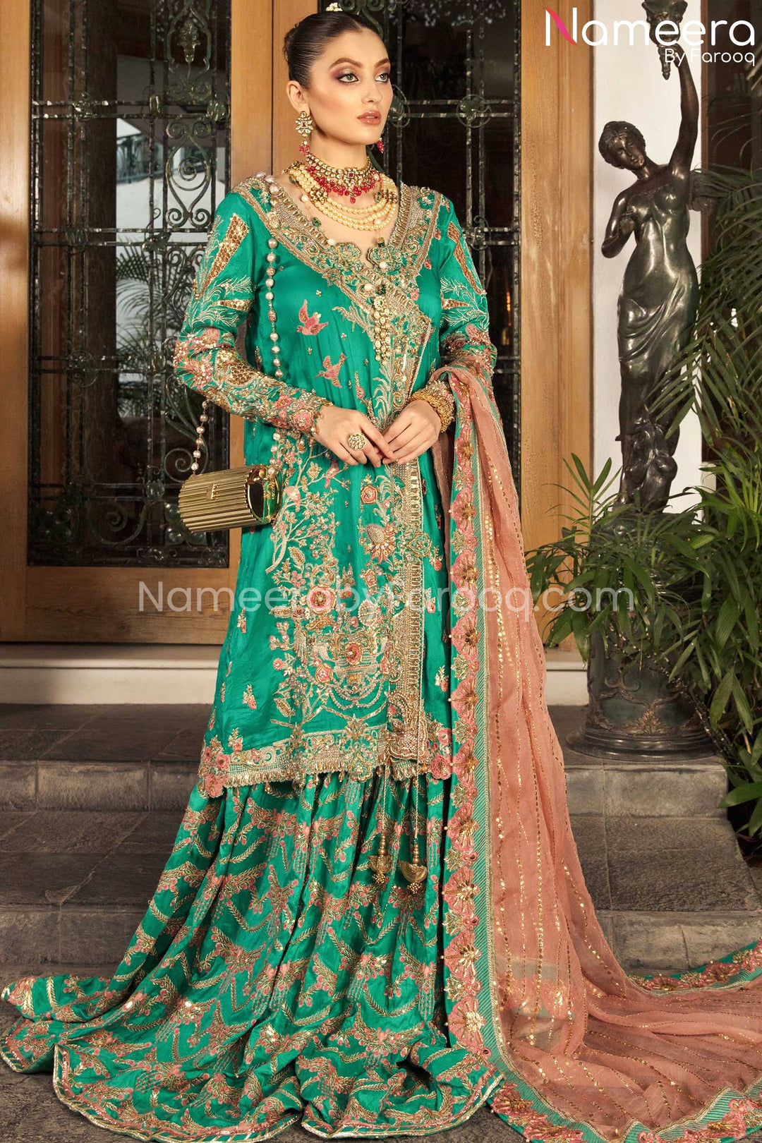 Angrakha Style Bridal Dress