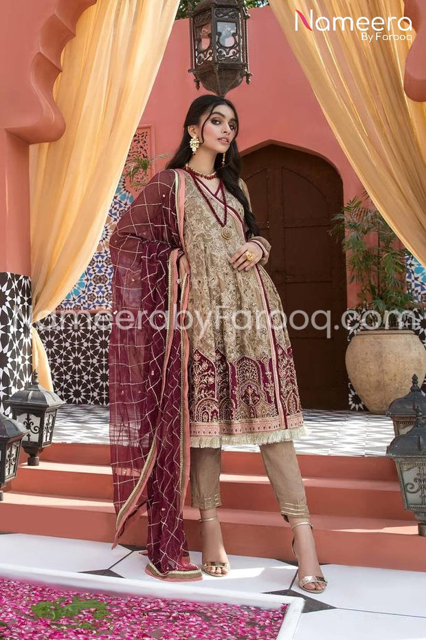 Royal Pakistani Angrakha Style Frock