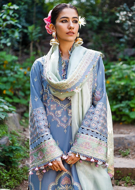 Aqua Color Heavy Kameez Salwar