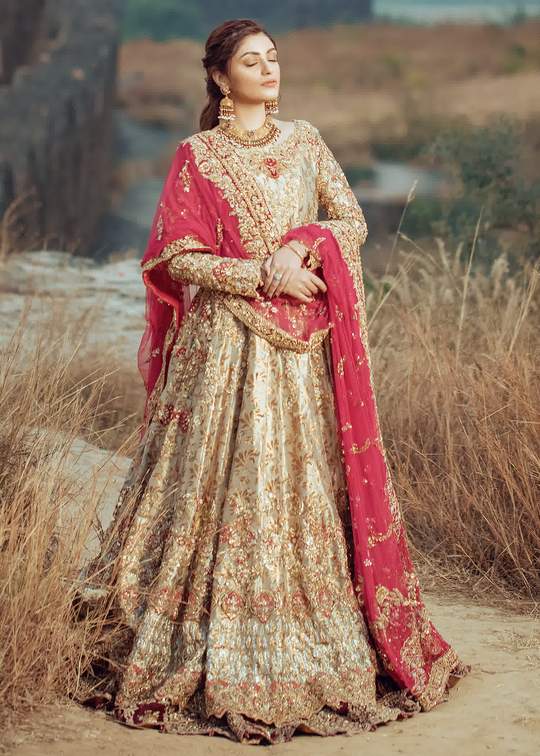 Asian Designer Bridal Outfit for Wedding Overal Look