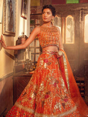 Asian Designer Mehndi Bridal Outfit 