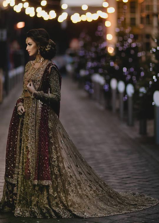 Asian Traditional Bridal Maxi for Wedding